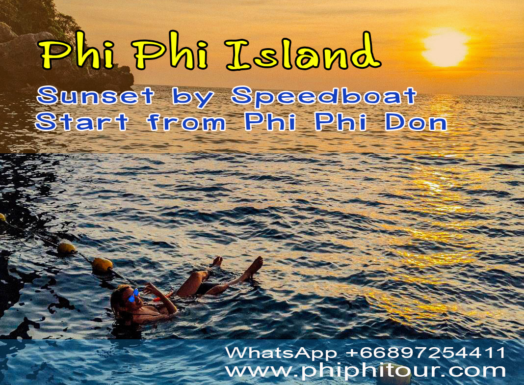 Phi Phi island Sunset Deluxe Shared Speedboat Tour From Phi Phi Don